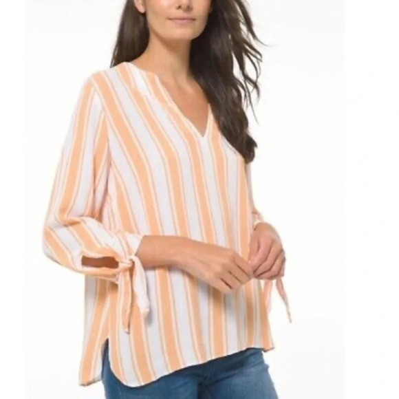 MICHAEL Michael Kors Tops - Michael Kors Stripe Top Size Large